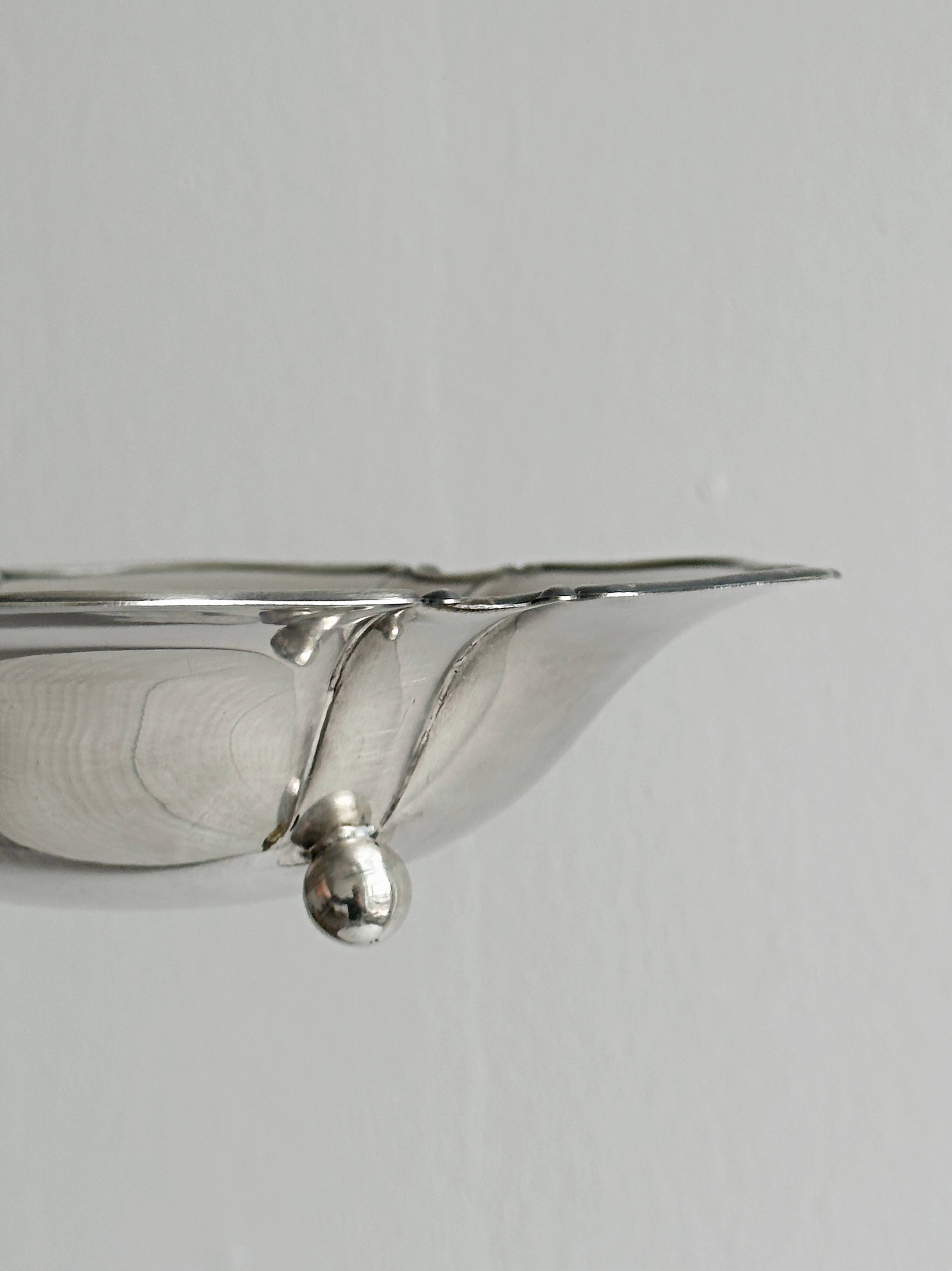 Plate, antique metal fruit bowl
