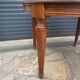 Antique round table in solid oak