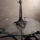 Opalescent tulip lamp 1900