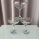 Set of 4 Vintage Babycham Champagne Coupes – Advertising Cocktail Glasses w