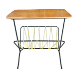 Vintage scoubidou tablet magazine holder