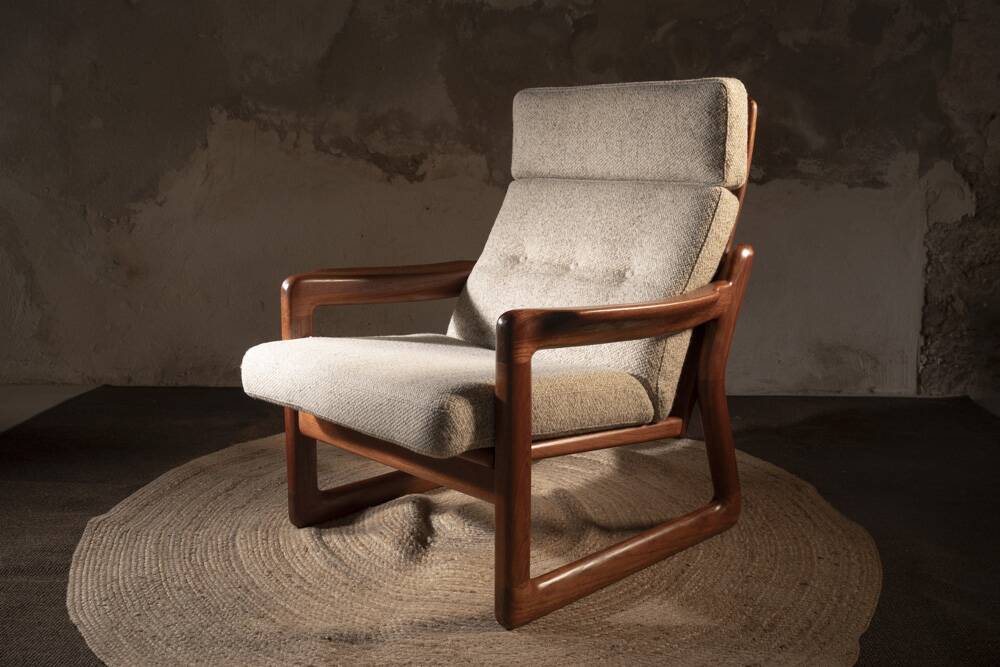 Scandinavian teak armchair