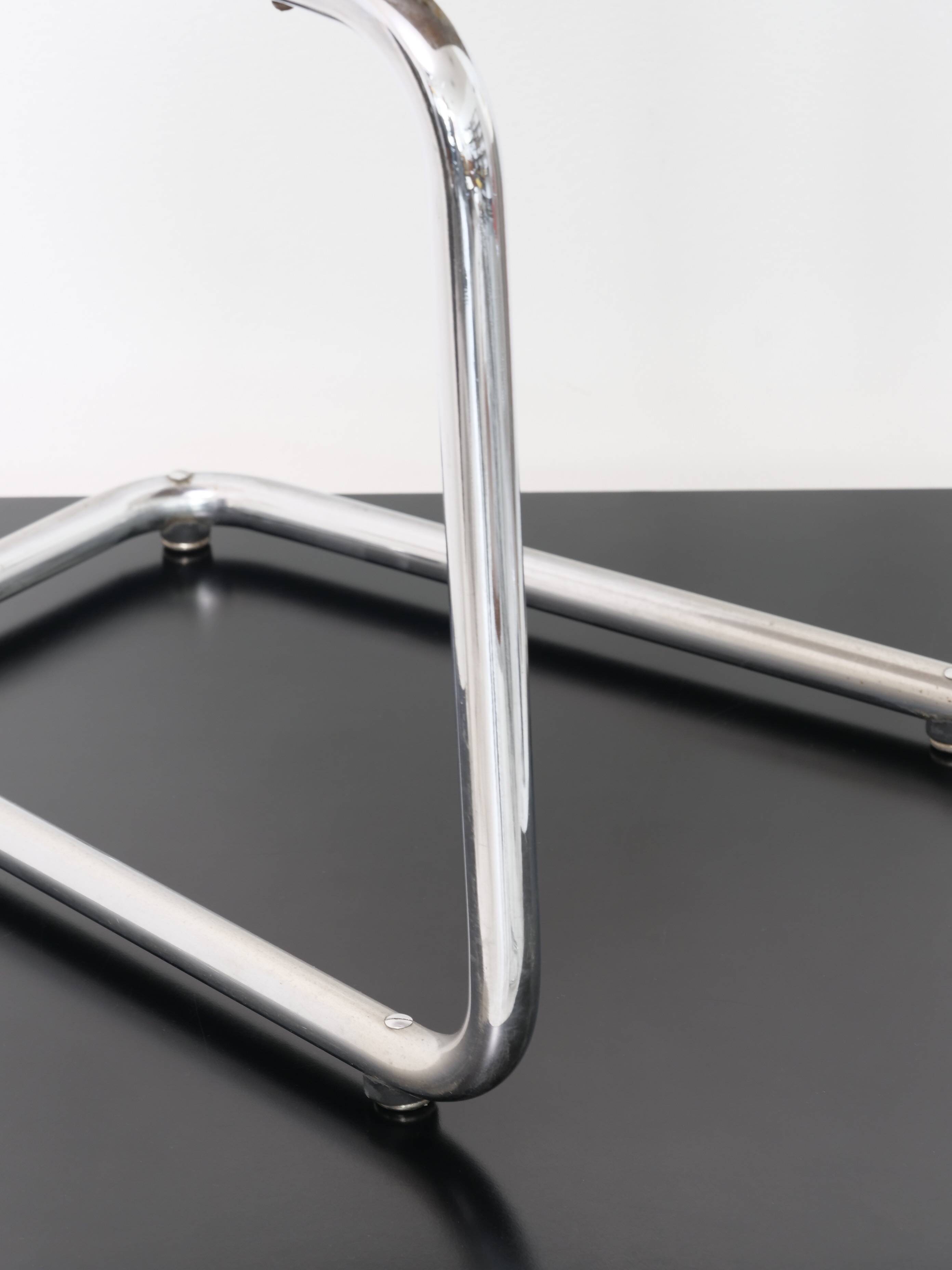Bauhaus tubular design chairs, pair