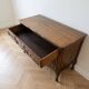 Classic style brown wooden chest of drawers