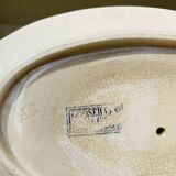 Sarreguemines iron clay sauceboat