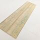 2x10 Vintage Brown & Cream Turkish Runner Rug, 80x306Cm