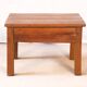 Small bedside table - side table in natural Burmese teak