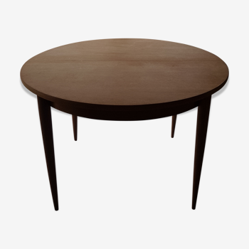 Table ronde teck scandinave