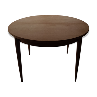 Table round scandinavian teak