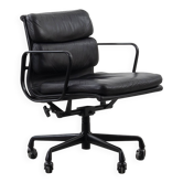 Eames EA435 Management Soft Pad Office Chair all black by Herman Miller