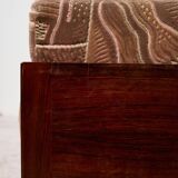 MK11213 Three-seater rosewood sofa