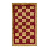 Tapis Oushak en laine noué à la main, 93 cm x 162 cm
