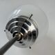 Old small vintage opaline table lamp