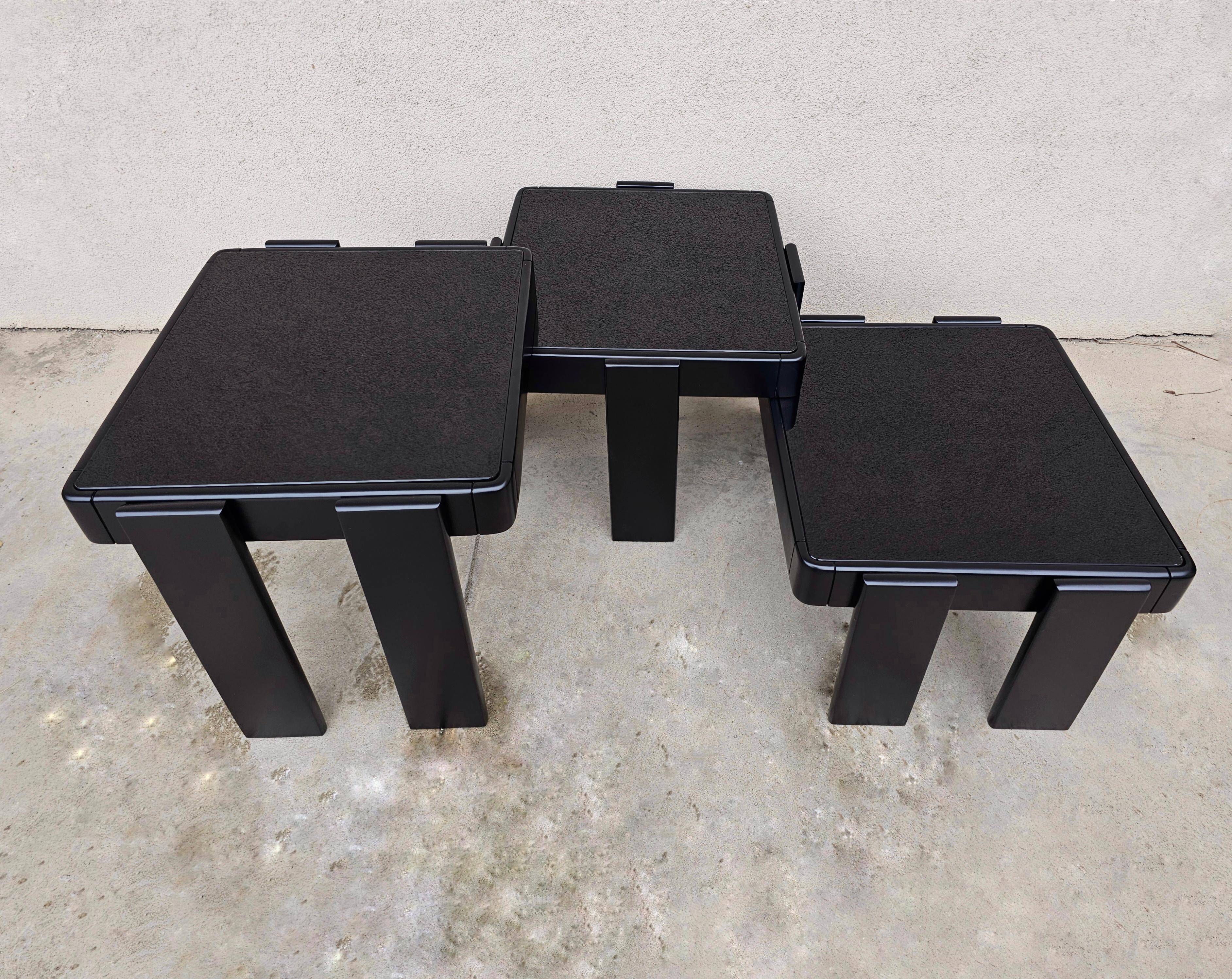 Nestable tables from the mid-century by Gianfranco Frattini 1960s