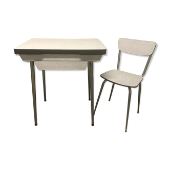 Formica table with its vintage chair year 60