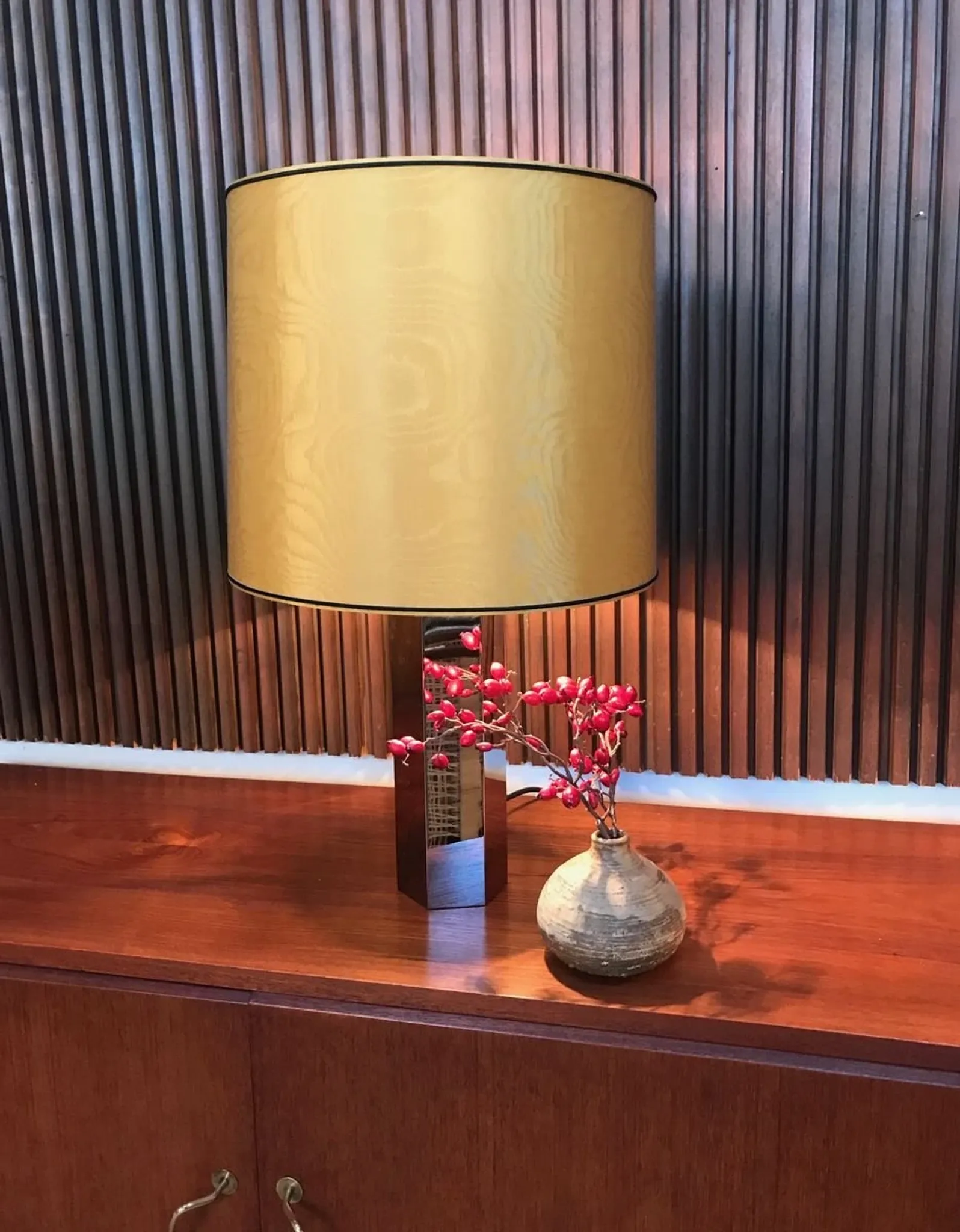Sculptural Chromed Table Lamps by Ingo Maurer for Design M, 1960s, Set of 2