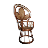 Emmanuel chair rattan rotating seat