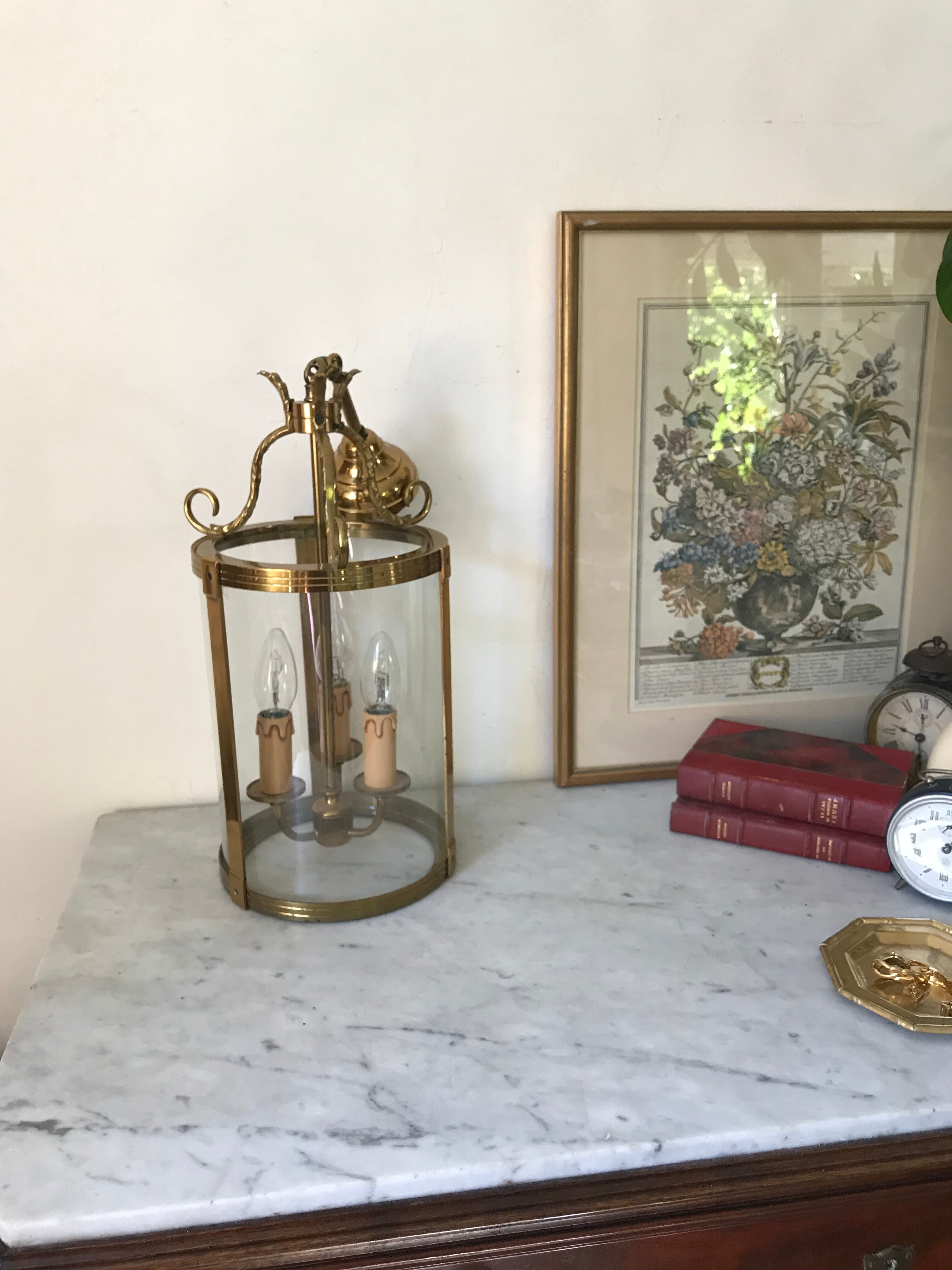 Brass vestibule lantern
