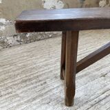 Solid oak bench