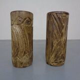 Large Brutalist Ceramic Umbrella Stand, Italy, 1960s