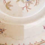 8 assiettes plates Sarreguemines décor Minton