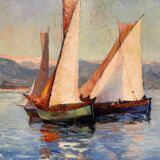 Alexandre Gaillard-Deschamps (1903-1984) - Return from Fishing in Corsica