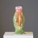 Large zoomorphic carafe by Poet Laval in parrot-shaped earthenware