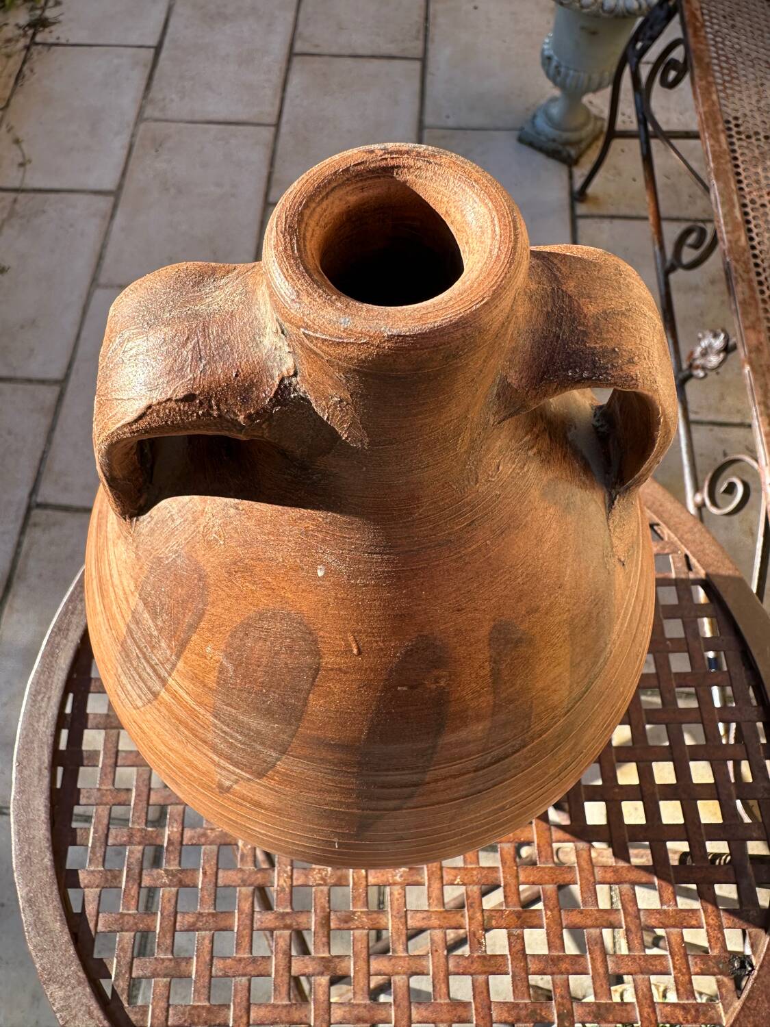 Terracotta jug