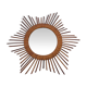 Rattan sun mirror, 1960s design, vintage