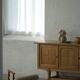 Eivind A. Johansen, pouf in oak with lightweight lambswool upholstery for FDB Møbler.