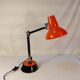 Vintage red articulated desk lamp - 70s/80s.