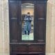 English oak wardrobe from the beginning of the 20th century - Dismantable into 3 parts