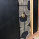 Black vintage sideboard