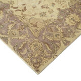 Hand-knotted turkish beige rug 192 cm x 285 cm