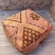vintage Kilim Pouf, pouf marocain boujaad, housse de coussin de sol