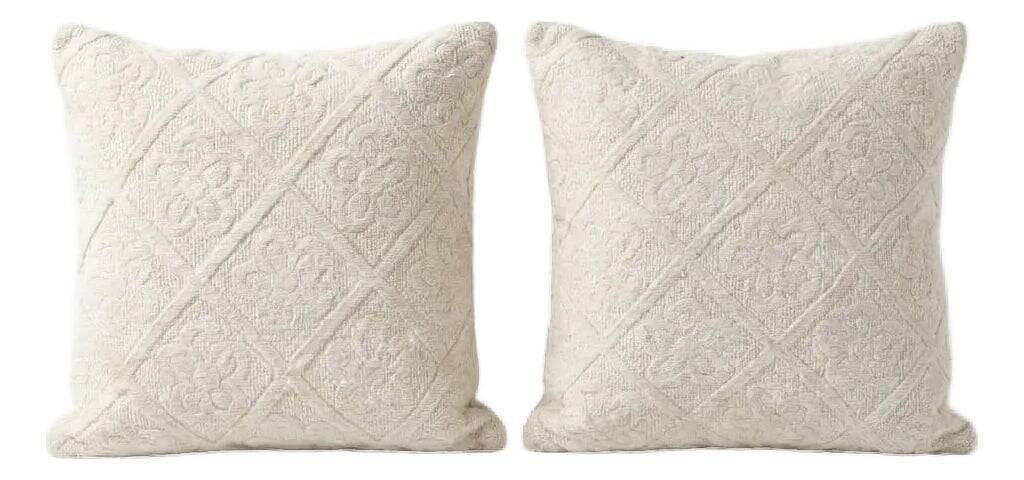 Set of 2 vintage kilim cushion covers 46x51 cm