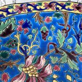 Decorative bowl in Longwy enamels