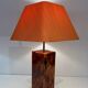 Pair of Plexiglass Lamps Imitating Tortoiseshell, French Work,