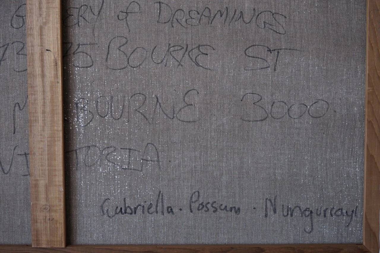 Artwork by Gabriella Possum Nungurrayi