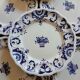 8 flat plates in Longchamp ironstone