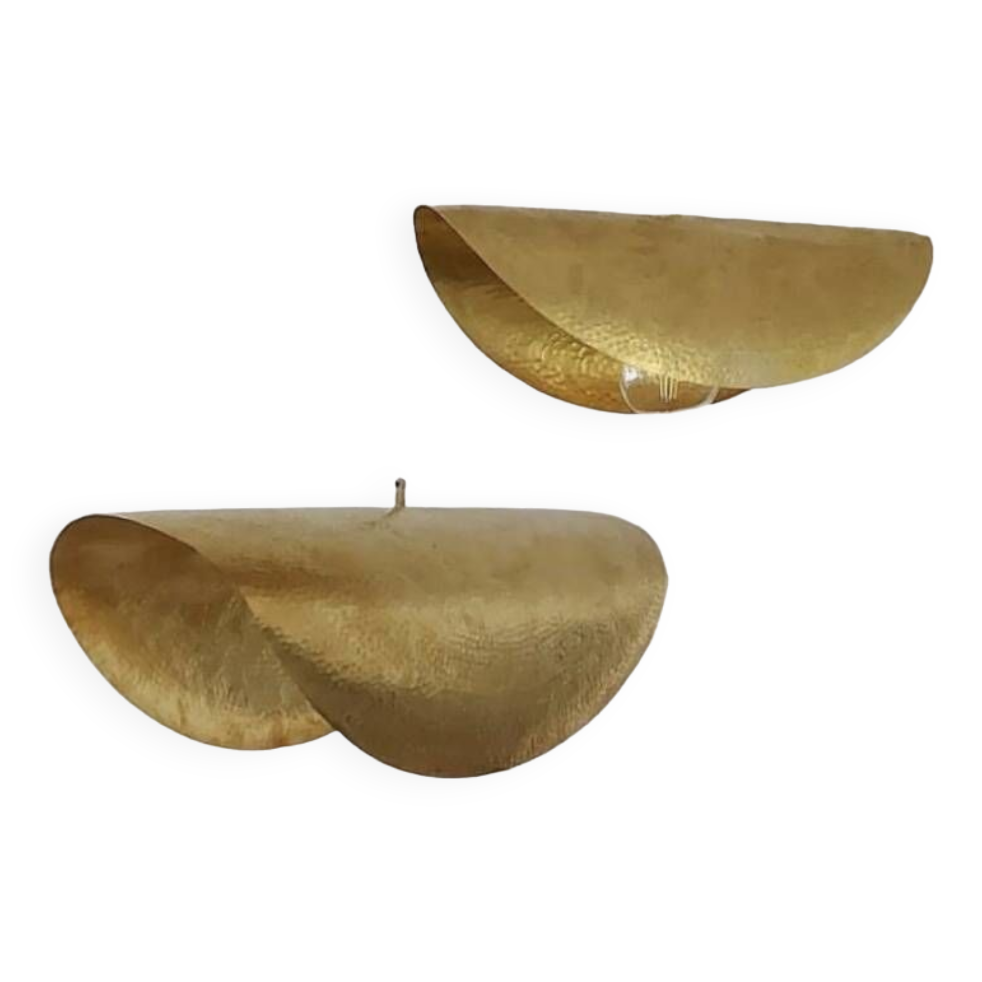 Hammered brass suspension diameter 80