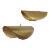 Hammered brass suspension diameter 80