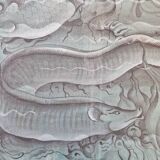 Acrylic on canvas by Gusti Putu Saderi, signed lower right, Indonesia, mid-20th century