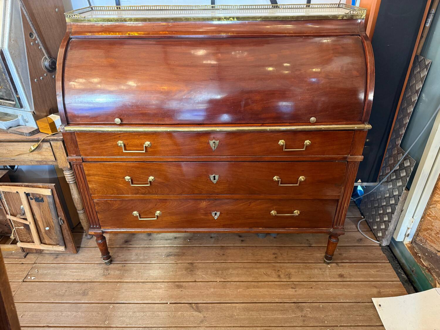 Louis XVI roll-top desk