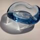 Blue ashtray from the "Akva" series by Per Lütken for Holmegaard