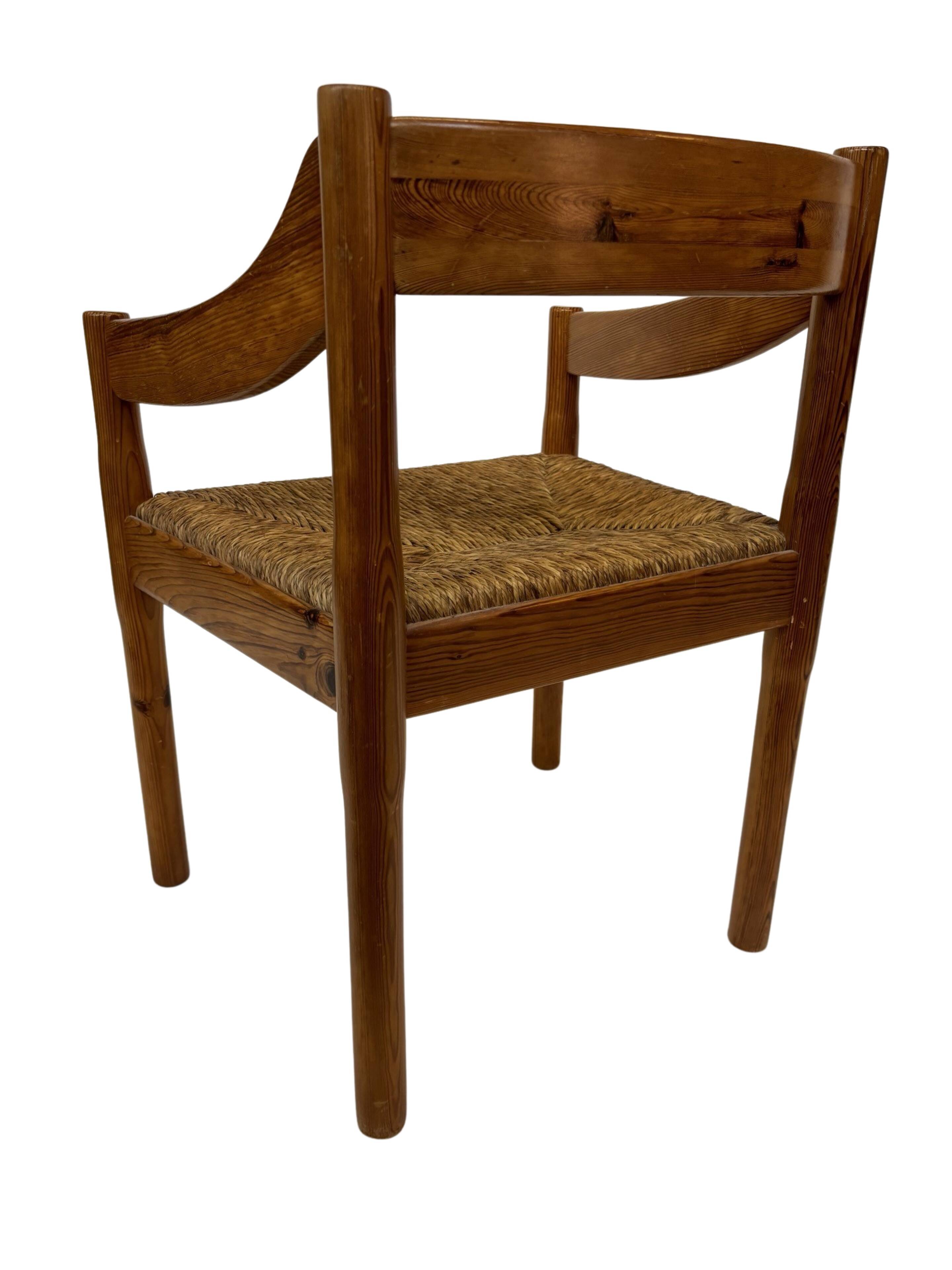 Carimate chair model 892 Vico Magistretti for Cassina