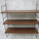 Shelf wall metal metal and wood type string