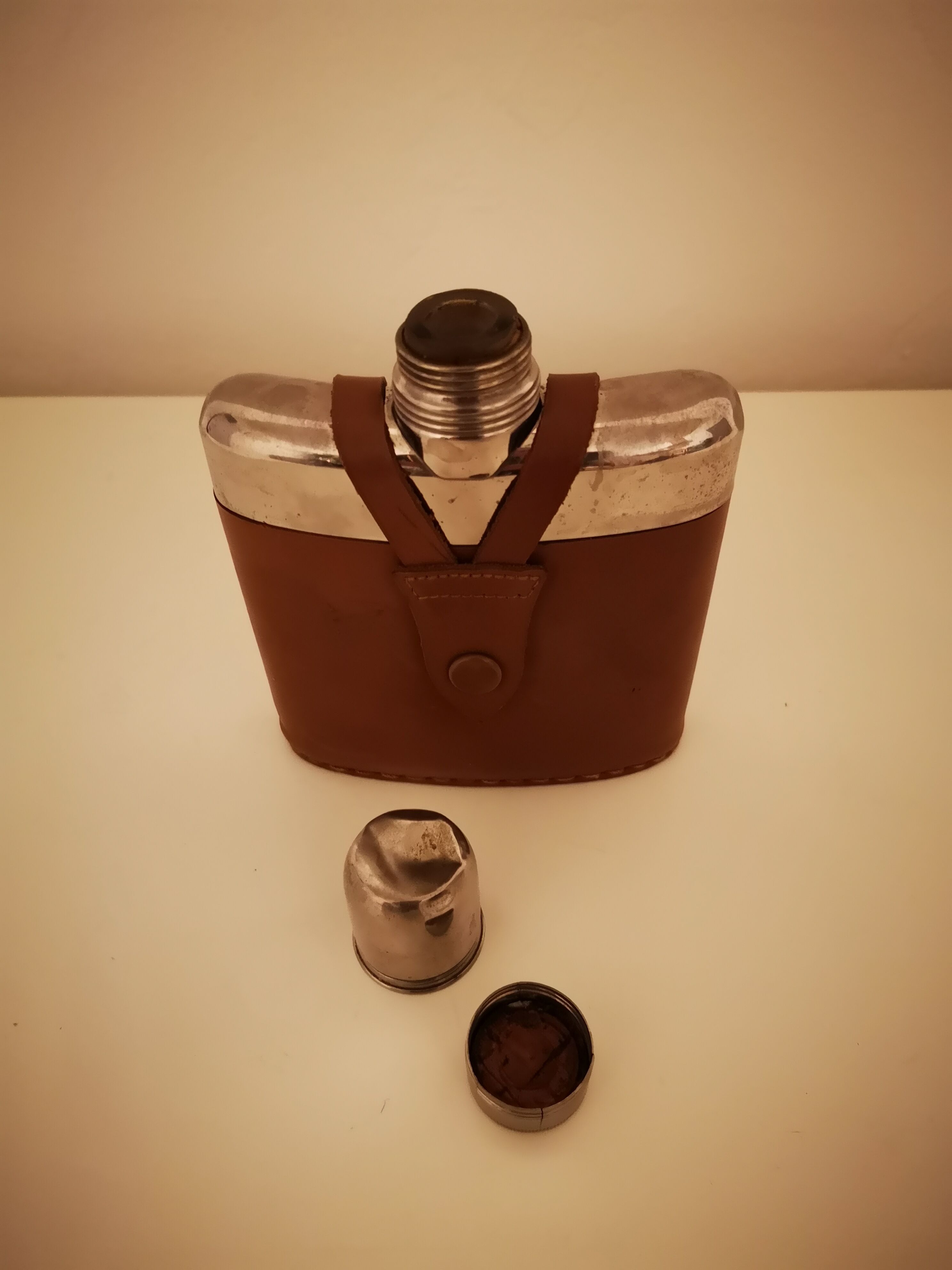 Vintage alcohol flask