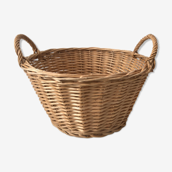 Round basket in anses