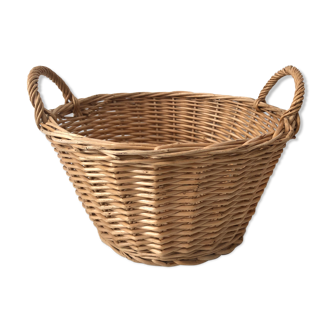 Round basket in anses